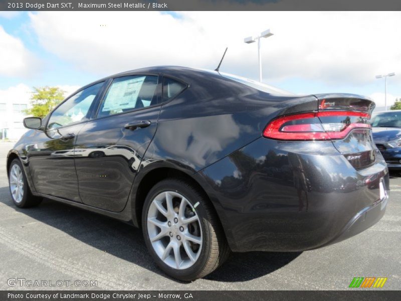 Maximum Steel Metallic / Black 2013 Dodge Dart SXT