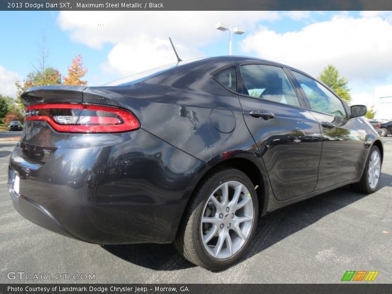 Maximum Steel Metallic / Black 2013 Dodge Dart SXT