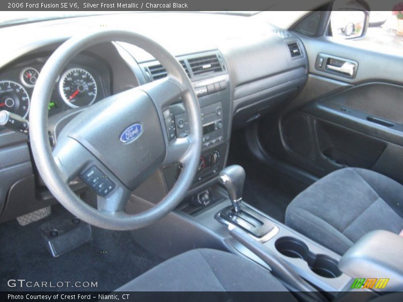 Silver Frost Metallic / Charcoal Black 2006 Ford Fusion SE V6