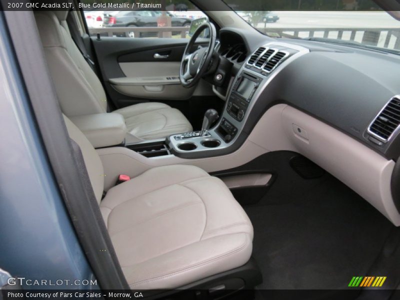 Blue Gold Metallic / Titanium 2007 GMC Acadia SLT