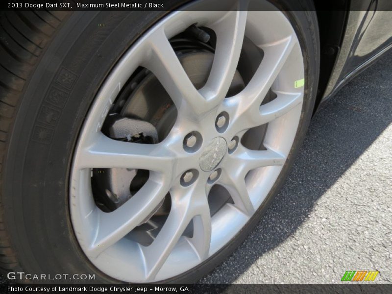 Maximum Steel Metallic / Black 2013 Dodge Dart SXT