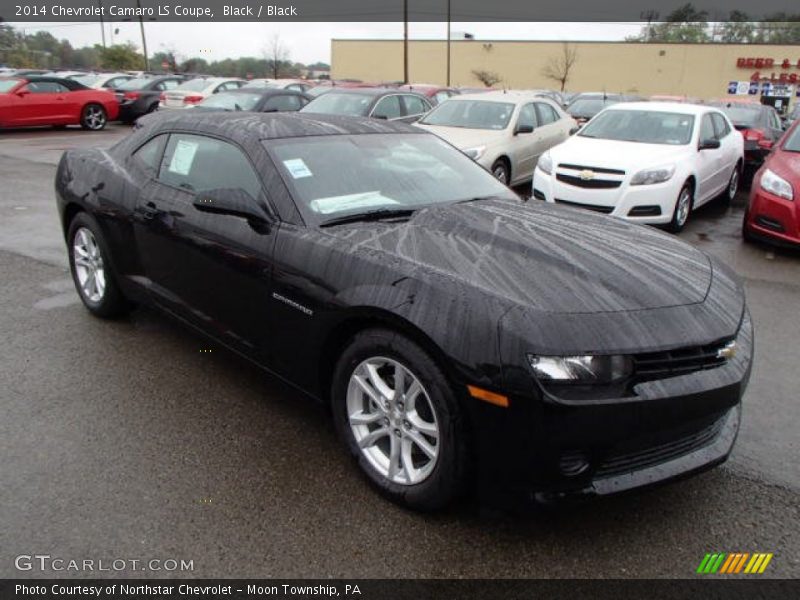 Black / Black 2014 Chevrolet Camaro LS Coupe