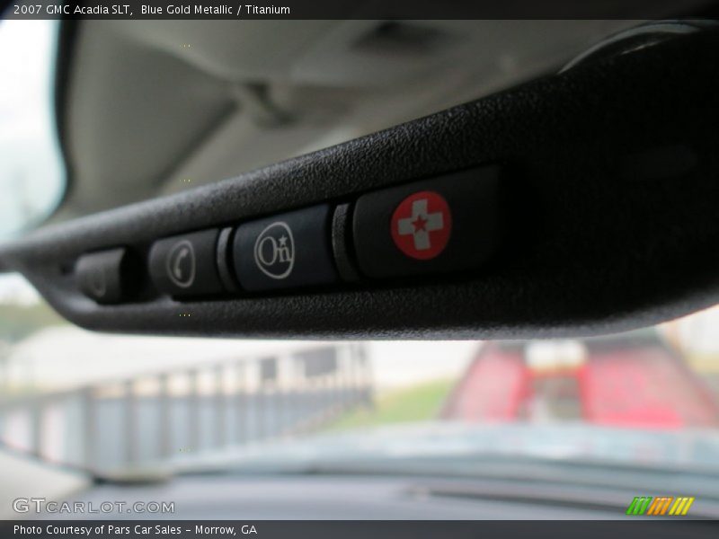 Blue Gold Metallic / Titanium 2007 GMC Acadia SLT