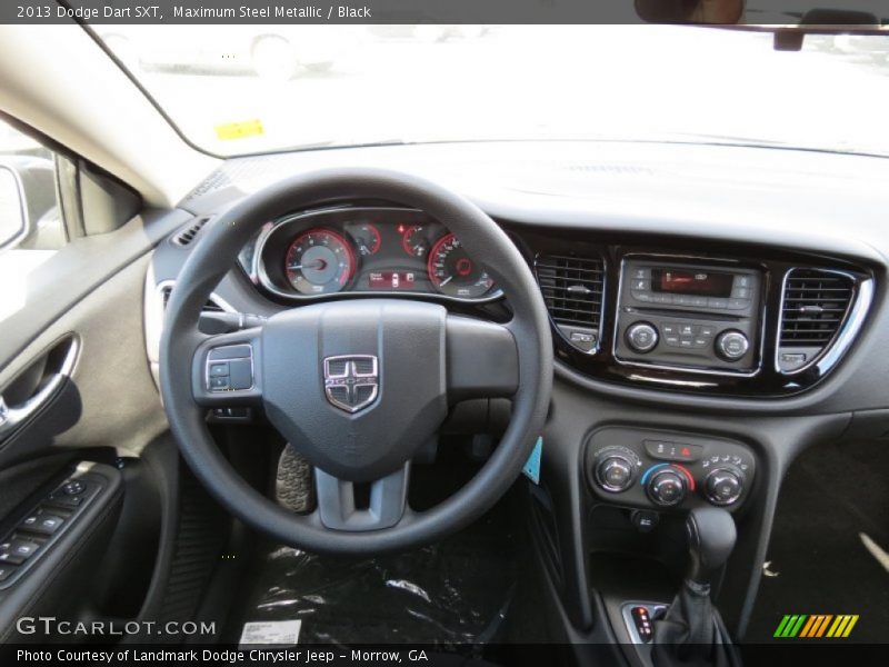 Maximum Steel Metallic / Black 2013 Dodge Dart SXT