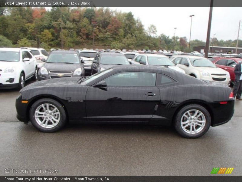 Black / Black 2014 Chevrolet Camaro LS Coupe