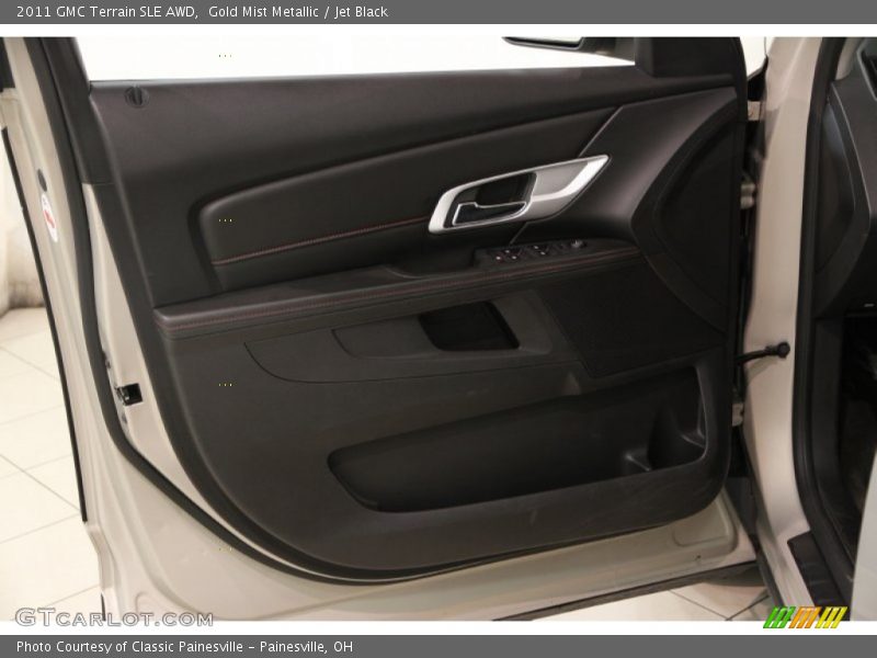 Gold Mist Metallic / Jet Black 2011 GMC Terrain SLE AWD