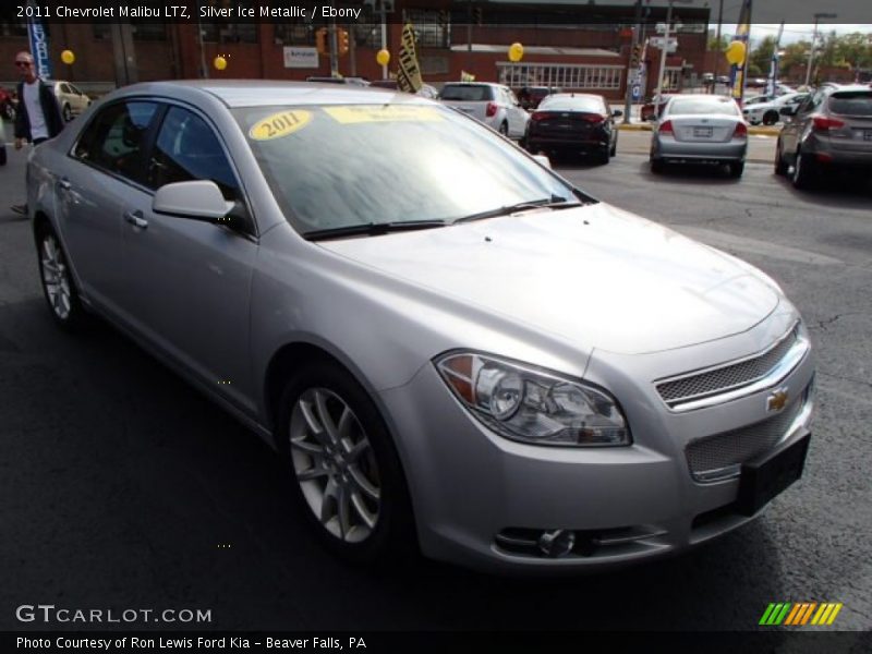 Silver Ice Metallic / Ebony 2011 Chevrolet Malibu LTZ