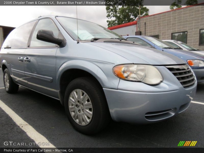 Butane Blue Pearl / Medium Slate Gray 2006 Chrysler Town & Country LX