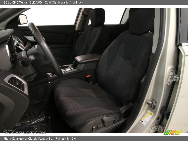 Gold Mist Metallic / Jet Black 2011 GMC Terrain SLE AWD