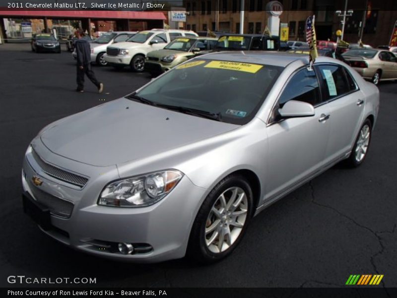 Silver Ice Metallic / Ebony 2011 Chevrolet Malibu LTZ
