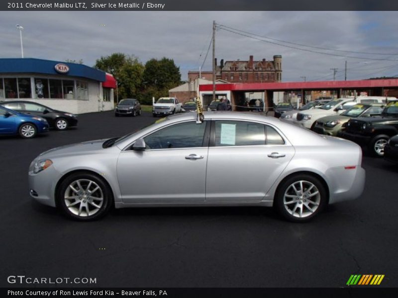 Silver Ice Metallic / Ebony 2011 Chevrolet Malibu LTZ