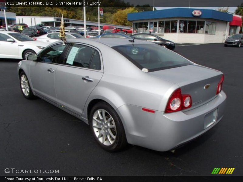 Silver Ice Metallic / Ebony 2011 Chevrolet Malibu LTZ
