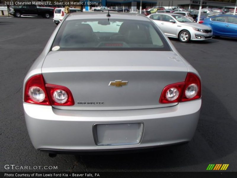Silver Ice Metallic / Ebony 2011 Chevrolet Malibu LTZ