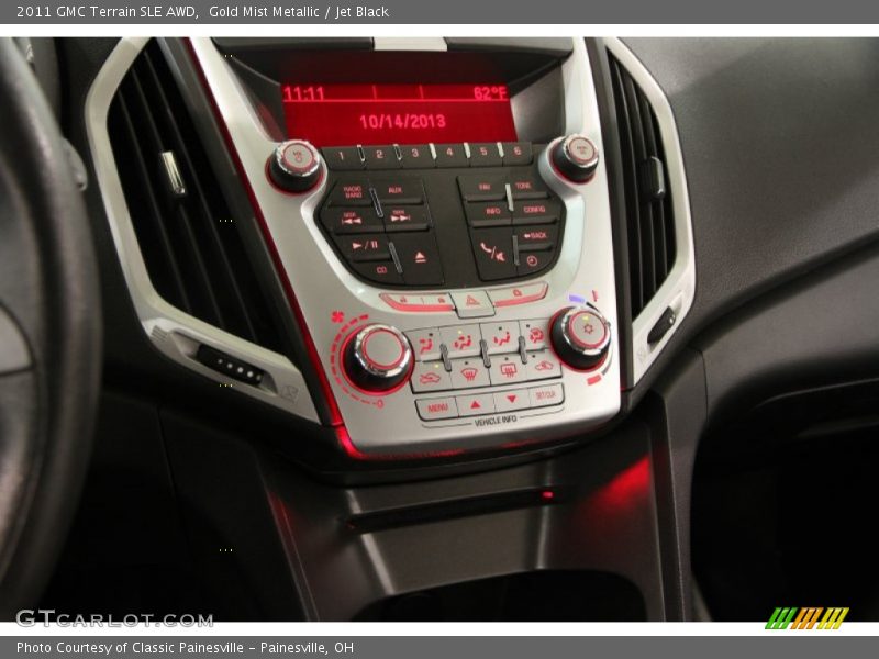 Gold Mist Metallic / Jet Black 2011 GMC Terrain SLE AWD