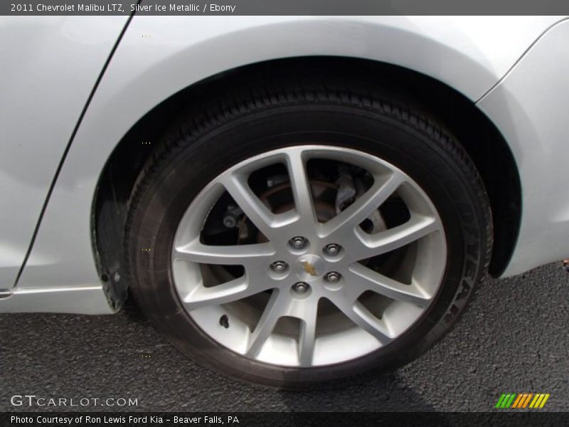 Silver Ice Metallic / Ebony 2011 Chevrolet Malibu LTZ
