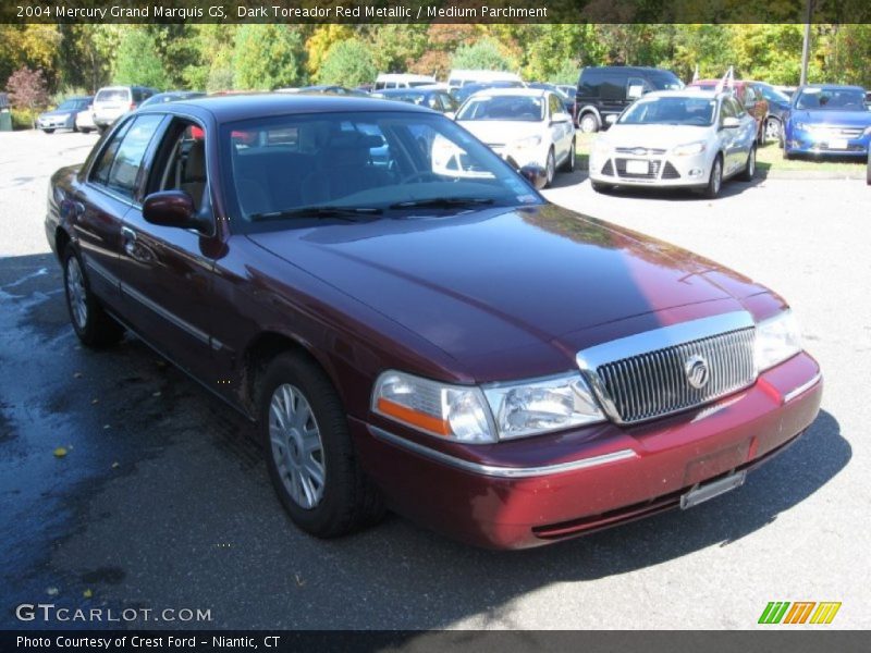 Dark Toreador Red Metallic / Medium Parchment 2004 Mercury Grand Marquis GS