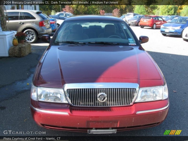 Dark Toreador Red Metallic / Medium Parchment 2004 Mercury Grand Marquis GS