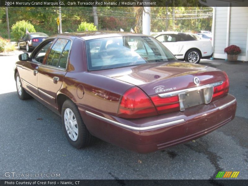 Dark Toreador Red Metallic / Medium Parchment 2004 Mercury Grand Marquis GS