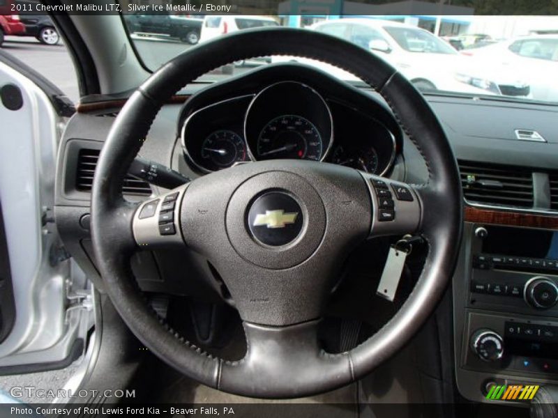 Silver Ice Metallic / Ebony 2011 Chevrolet Malibu LTZ