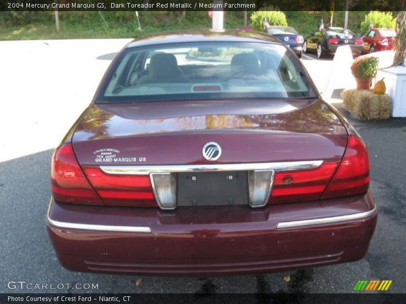 Dark Toreador Red Metallic / Medium Parchment 2004 Mercury Grand Marquis GS