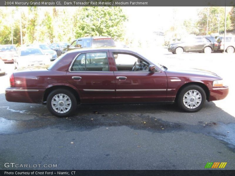 Dark Toreador Red Metallic / Medium Parchment 2004 Mercury Grand Marquis GS