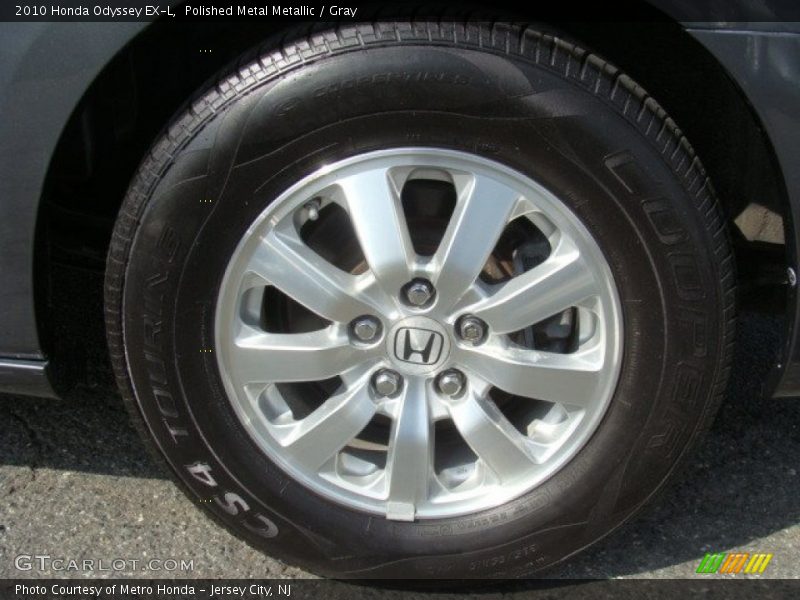 Polished Metal Metallic / Gray 2010 Honda Odyssey EX-L