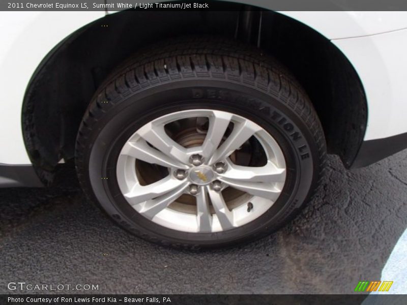 Summit White / Light Titanium/Jet Black 2011 Chevrolet Equinox LS