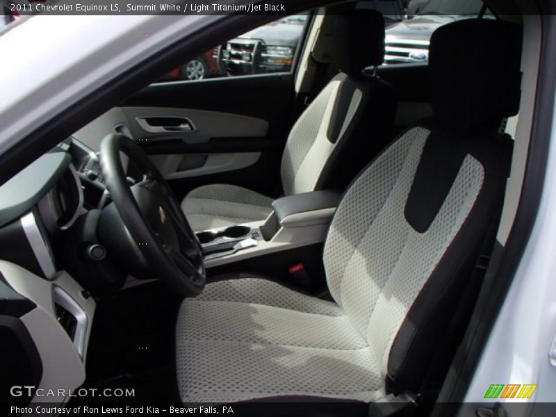 Summit White / Light Titanium/Jet Black 2011 Chevrolet Equinox LS