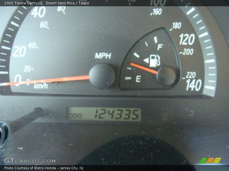 Desert Sand Mica / Taupe 2003 Toyota Camry LE