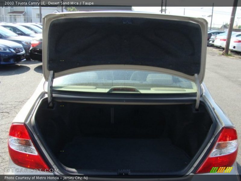 Desert Sand Mica / Taupe 2003 Toyota Camry LE