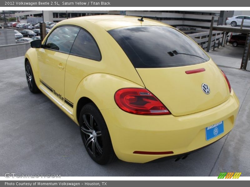 Saturn Yellow / Titan Black 2012 Volkswagen Beetle 2.5L