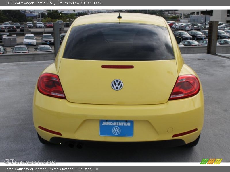 Saturn Yellow / Titan Black 2012 Volkswagen Beetle 2.5L