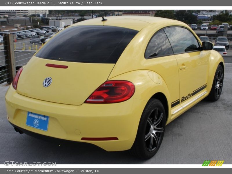 Saturn Yellow / Titan Black 2012 Volkswagen Beetle 2.5L