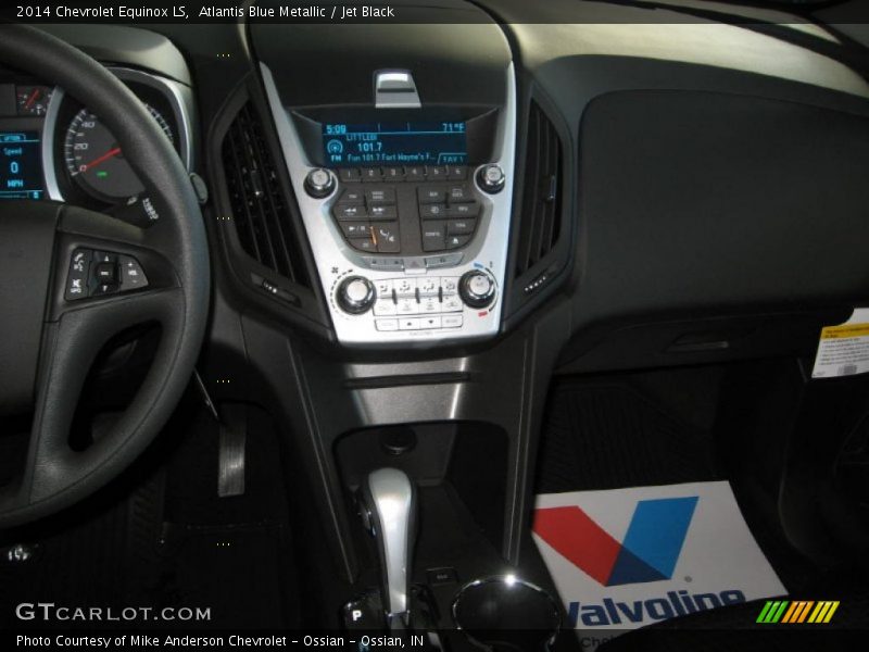 Atlantis Blue Metallic / Jet Black 2014 Chevrolet Equinox LS