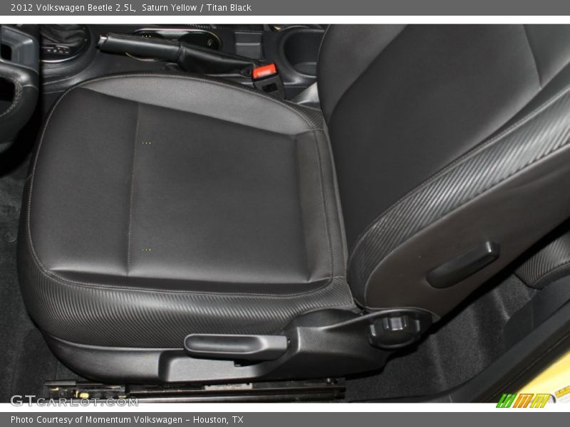 Saturn Yellow / Titan Black 2012 Volkswagen Beetle 2.5L