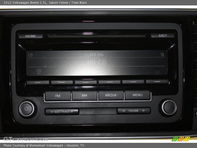 Saturn Yellow / Titan Black 2012 Volkswagen Beetle 2.5L