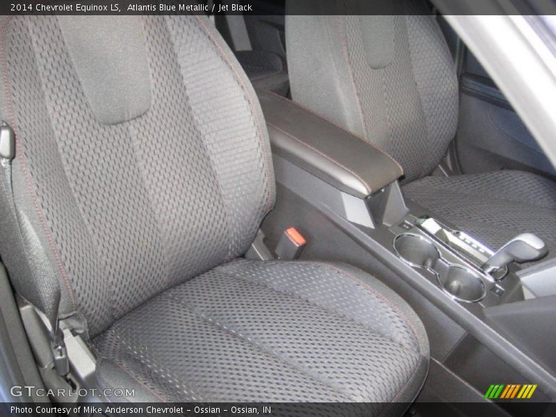 Atlantis Blue Metallic / Jet Black 2014 Chevrolet Equinox LS