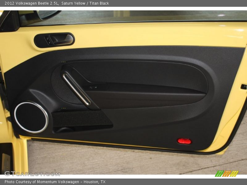 Saturn Yellow / Titan Black 2012 Volkswagen Beetle 2.5L