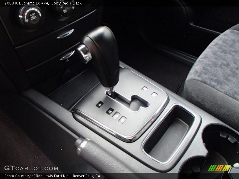 Spicy Red / Black 2008 Kia Sorento LX 4x4