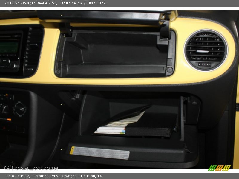 Saturn Yellow / Titan Black 2012 Volkswagen Beetle 2.5L