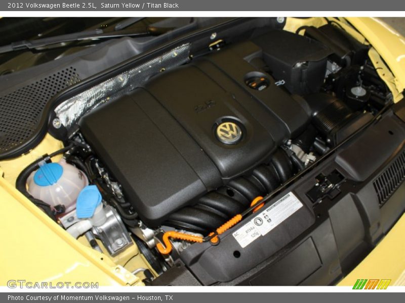 Saturn Yellow / Titan Black 2012 Volkswagen Beetle 2.5L