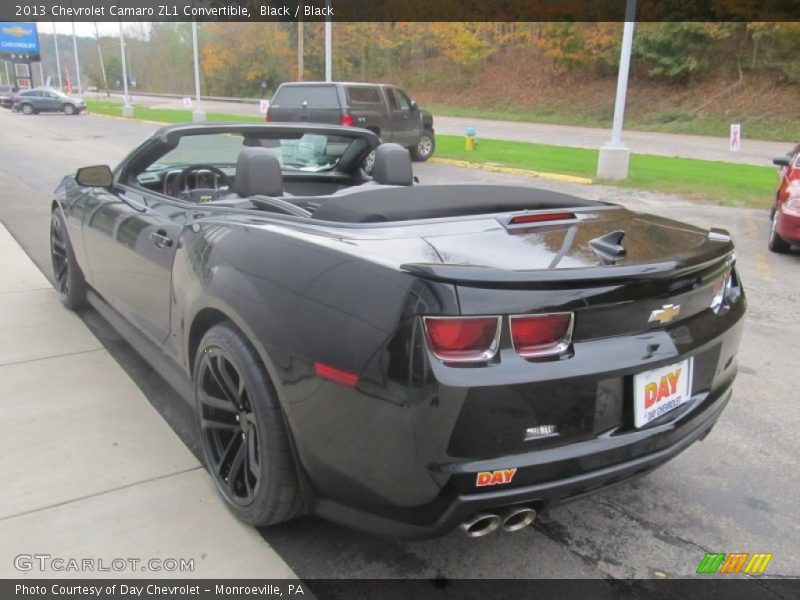 Black / Black 2013 Chevrolet Camaro ZL1 Convertible