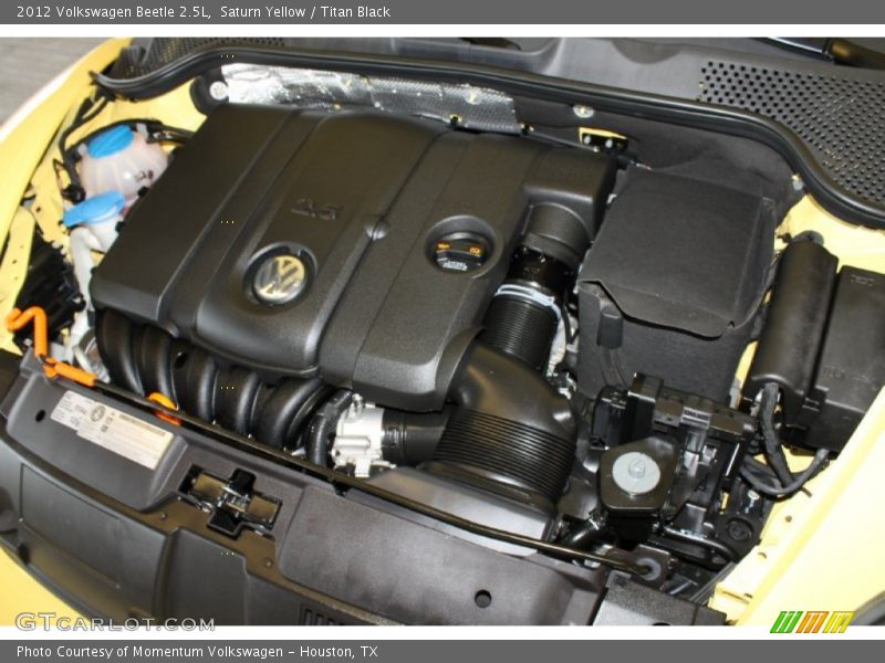 Saturn Yellow / Titan Black 2012 Volkswagen Beetle 2.5L