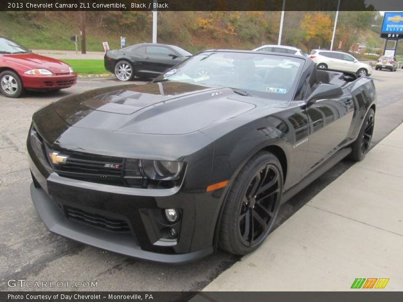 Black / Black 2013 Chevrolet Camaro ZL1 Convertible