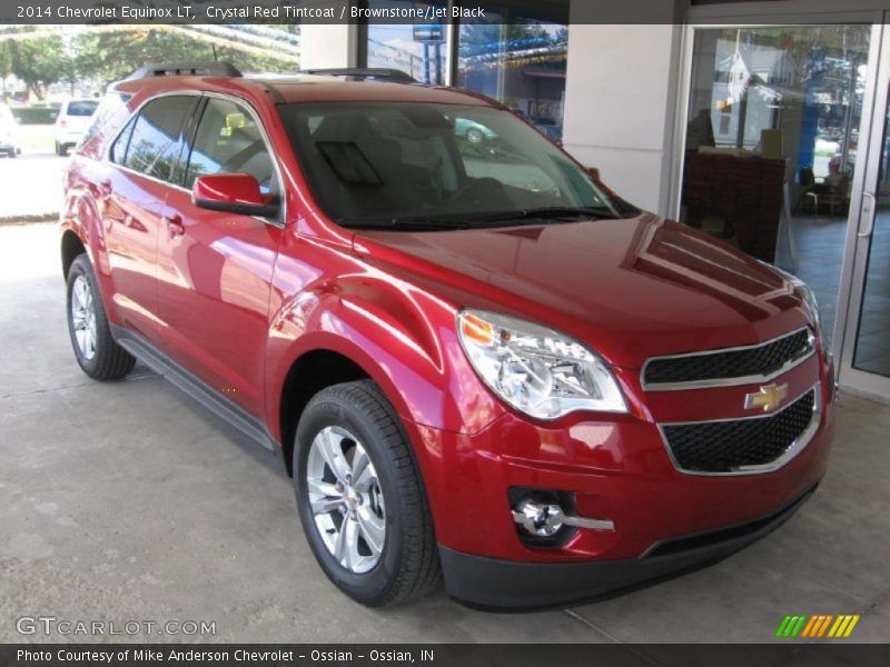 Crystal Red Tintcoat / Brownstone/Jet Black 2014 Chevrolet Equinox LT