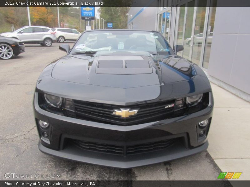 Black / Black 2013 Chevrolet Camaro ZL1 Convertible