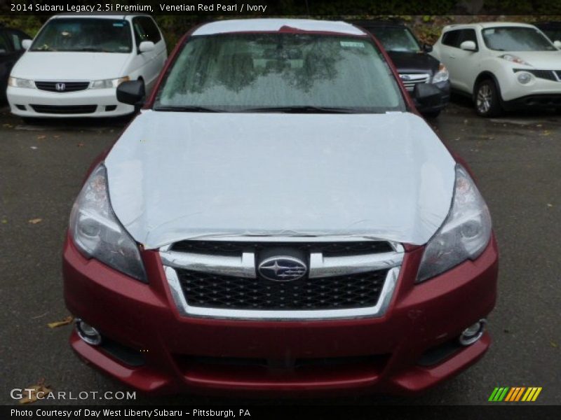 Venetian Red Pearl / Ivory 2014 Subaru Legacy 2.5i Premium