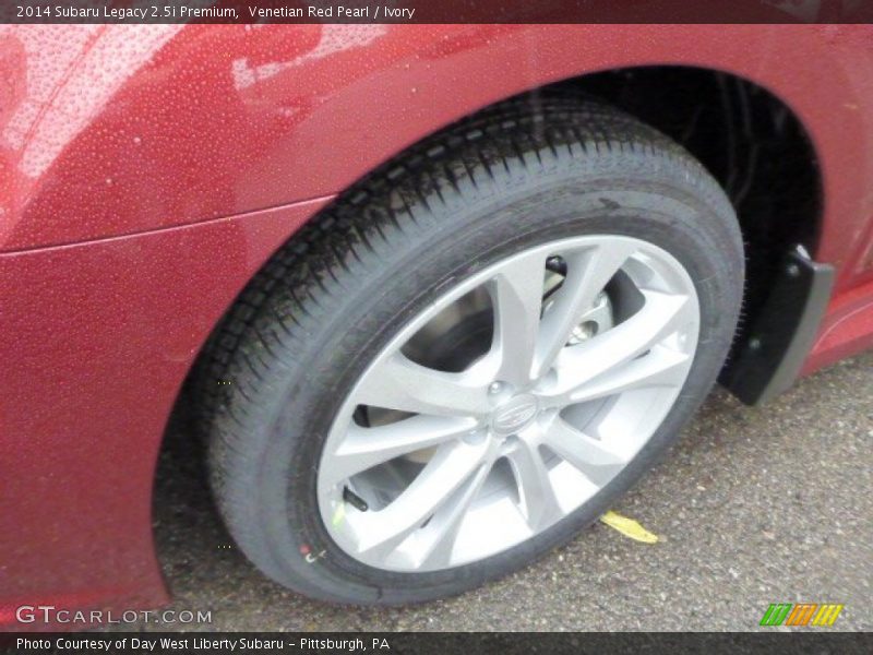 Venetian Red Pearl / Ivory 2014 Subaru Legacy 2.5i Premium