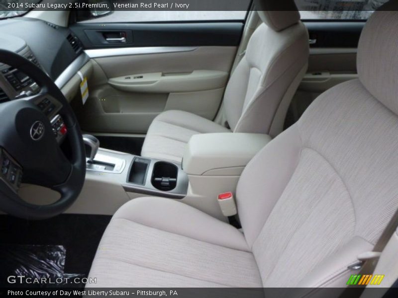 Venetian Red Pearl / Ivory 2014 Subaru Legacy 2.5i Premium