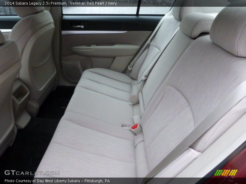 Venetian Red Pearl / Ivory 2014 Subaru Legacy 2.5i Premium